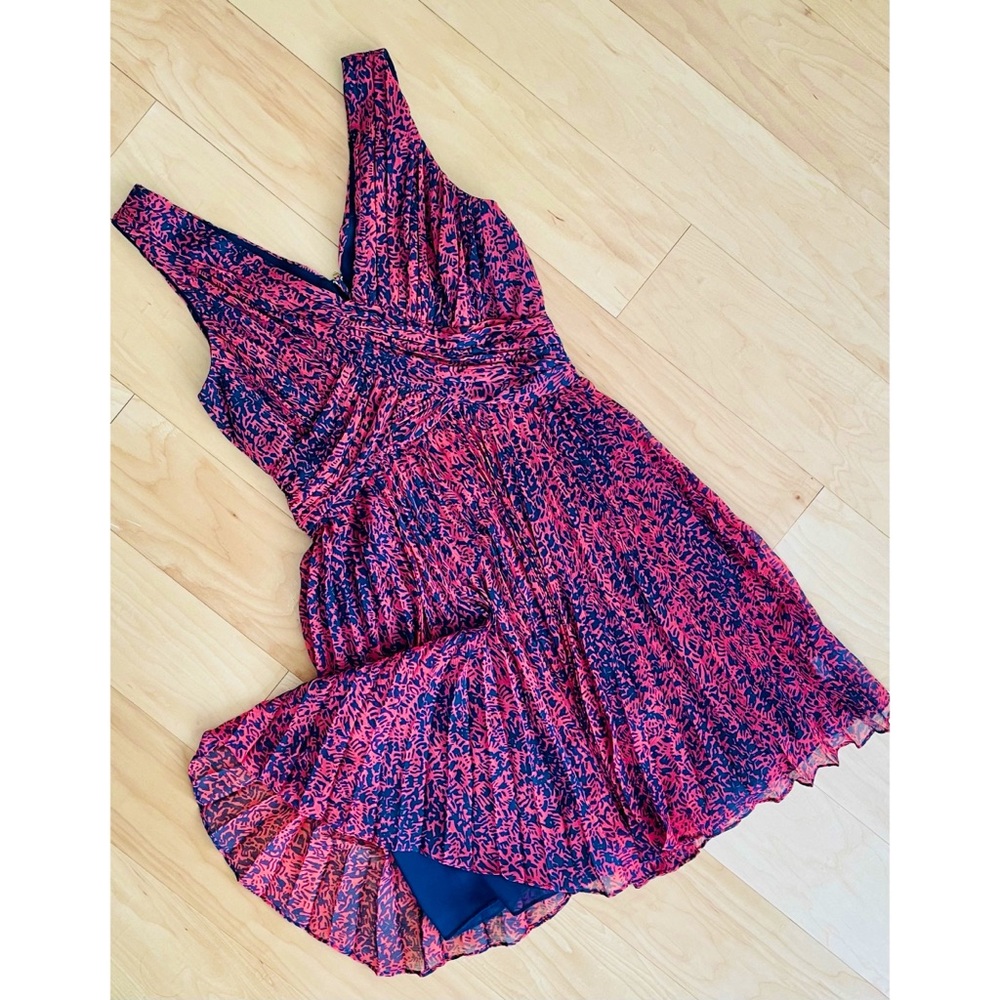 Whistles Chiffon Pleated Dress SZ US 4